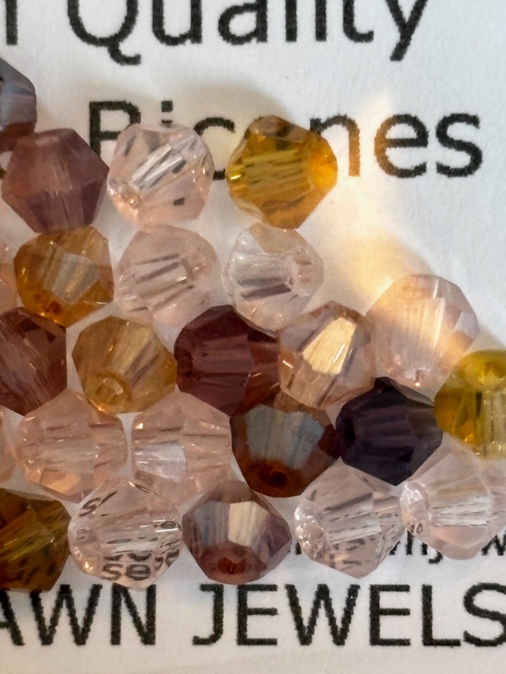 As Low As $2 Heather Moorland Quality Chinese Crystal Bicone Beads 4mm (50)